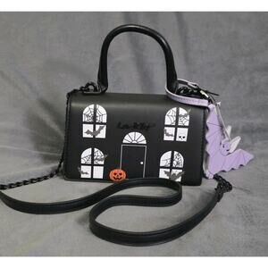 Betsey Johnson Luv Betsey Kitsch Halloween Haunted House Top Handle Crossbody